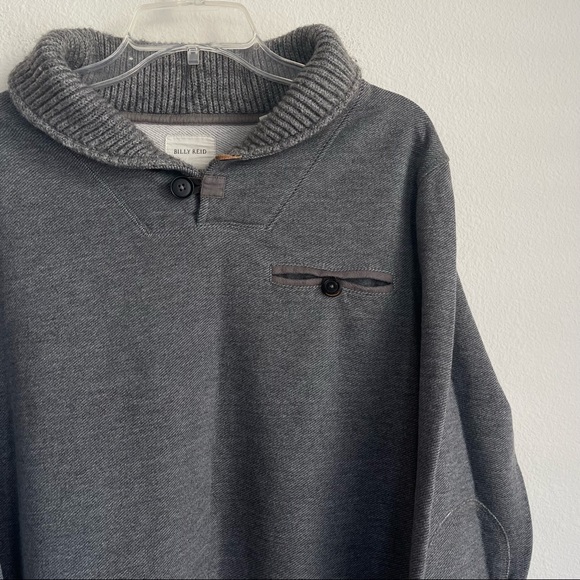 Billy Reid Heather 2 Button Pullover Sweater